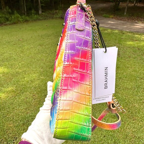 Brahmin Marley Multi Gumdrop Collection Leather Crossbody V04248940000050 NWT - Picture 6 of 16